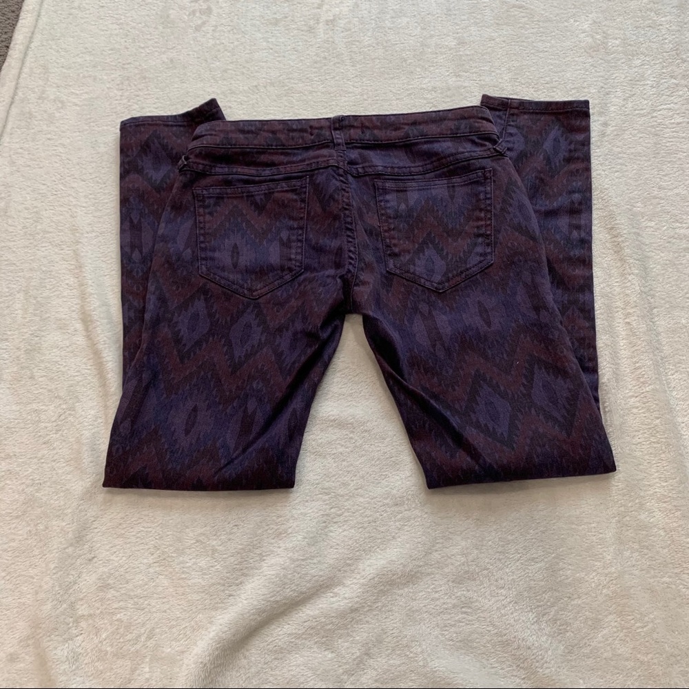Purple/blue/black/red free people jeans - Picture 5 of 5